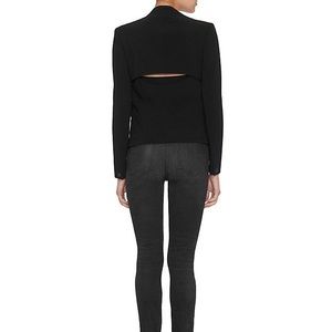 Black Rag & Bone Teresa blazer with peekaboo back detail